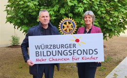 V. l. n. r.: Präsident Ralph-Dieter Schüller und Projektleiterin Lucia Rühling.