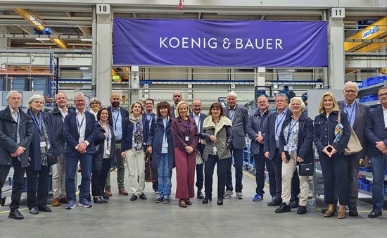 Der RC Würzburg zu Gast bei Koenig und Bauer