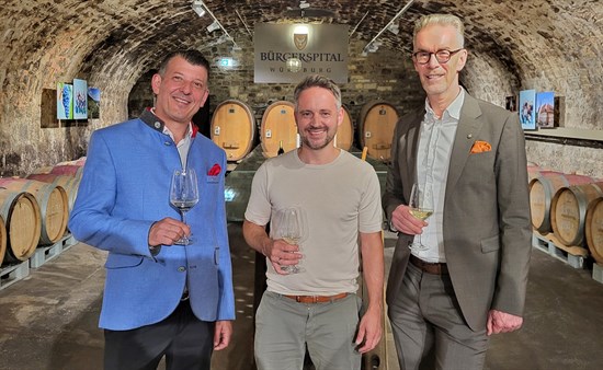 V.l.n.r. Alexander Wiesenegg, Karl Brand, Christoph Unckell